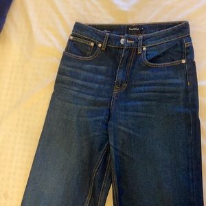 Frank and Oak wide leg jeans